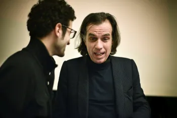 Dirk De Wachter met Mohamed Ridouani